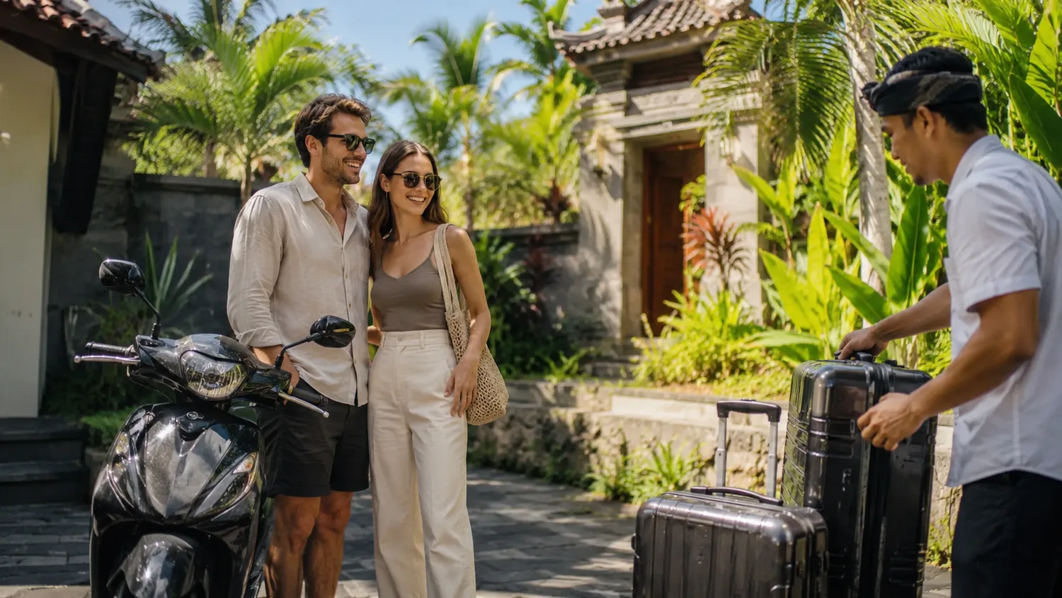Paquete de llegada a Bali: traslado, scooter y equipaje — local service coordination in Bali